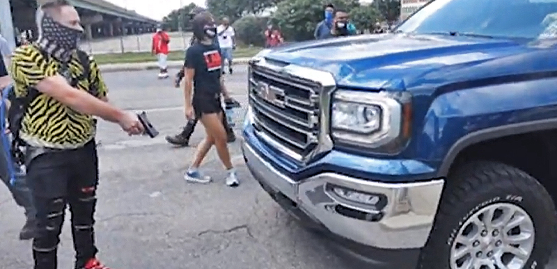 WATCH: Indianapolis BLM/Antifa threaten drivers at GUNPOINT for ...