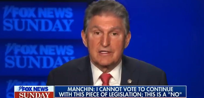 Joe Manchin is a no