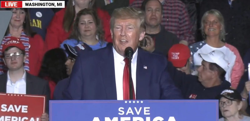 Trump Michigan Rally 4-2-22