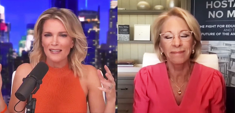 Megyn Kelly and Betsy DeVos