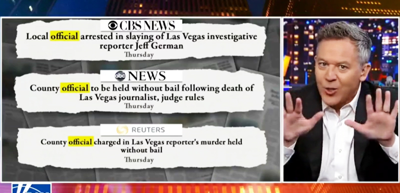 Greg Gutfeld Las Vegas Journalist Murder