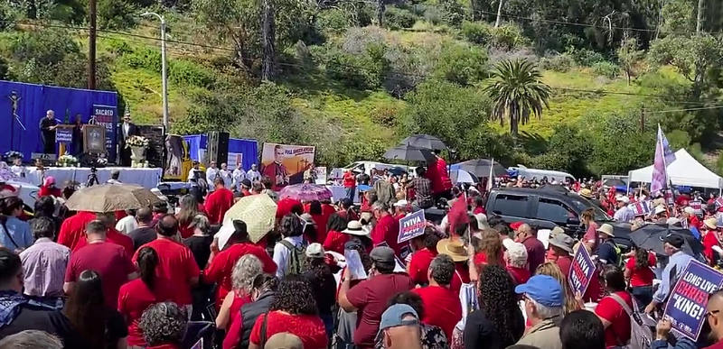 KTLA on X: Signs read Satan Has No Rights and Stop the Blasphemy as  hundreds gather at Dodger Stadium to protest the team honoring the Sisters  of Perpetual Indulgence with a Community