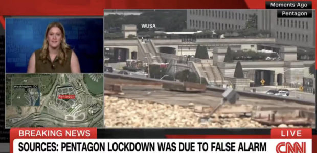 BREAKING VIDEO – Pentagon hazardous air incident a ‘false alarm’