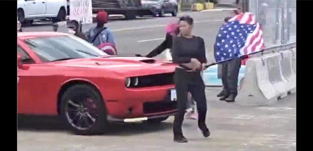 BREAKING VIDEO – Woman knocked to ground by car at ICE facility in New Jersey