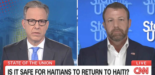 BOOM VIDEO – Jake Tapper claims Haiti isn’t safe because a US travel advisory, but gets schooled by Secy Mullin