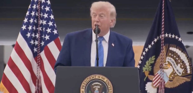 BREAKING VIDEO – Trump reveals new AF1 flyover on the 4th