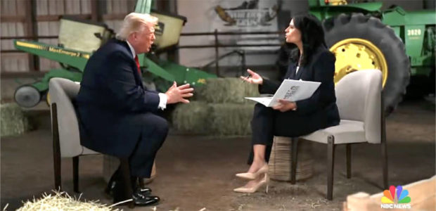 BOOM VIDEO – Trump goes OFF on Kristen Welker, then abruptly ends Meet the Press interview