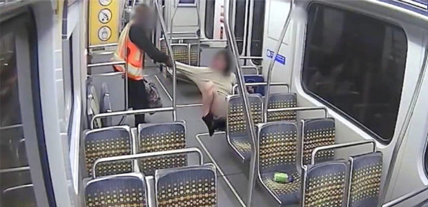 HORRIFIC BREAKING VIDEO – Chris Rufo releases video man dragging woman out of LA Metro train and raping her