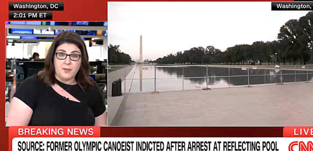BREAKING VIDEO REPORT – Former Olympic canoeist facing felony charges for vandalizing Reflecting Pool