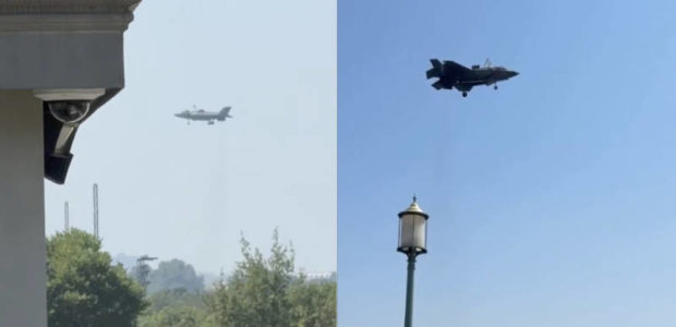AMAZING VIDEO – F-35 Lightning II actually HOVERS over Washington DC’s Tidal Basin in front of the Jefferson Memorial