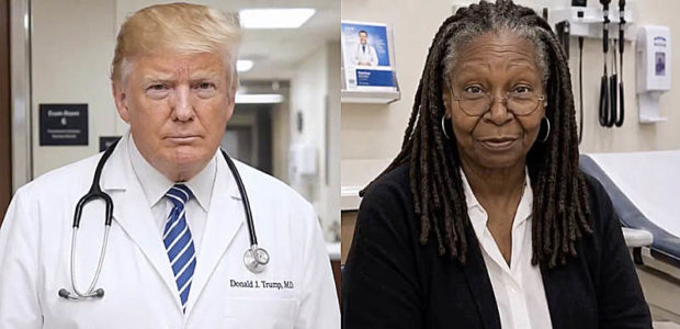 HAHA VIDEO – Dr. Trump posts hilarious video of him treating famous actors with TDS